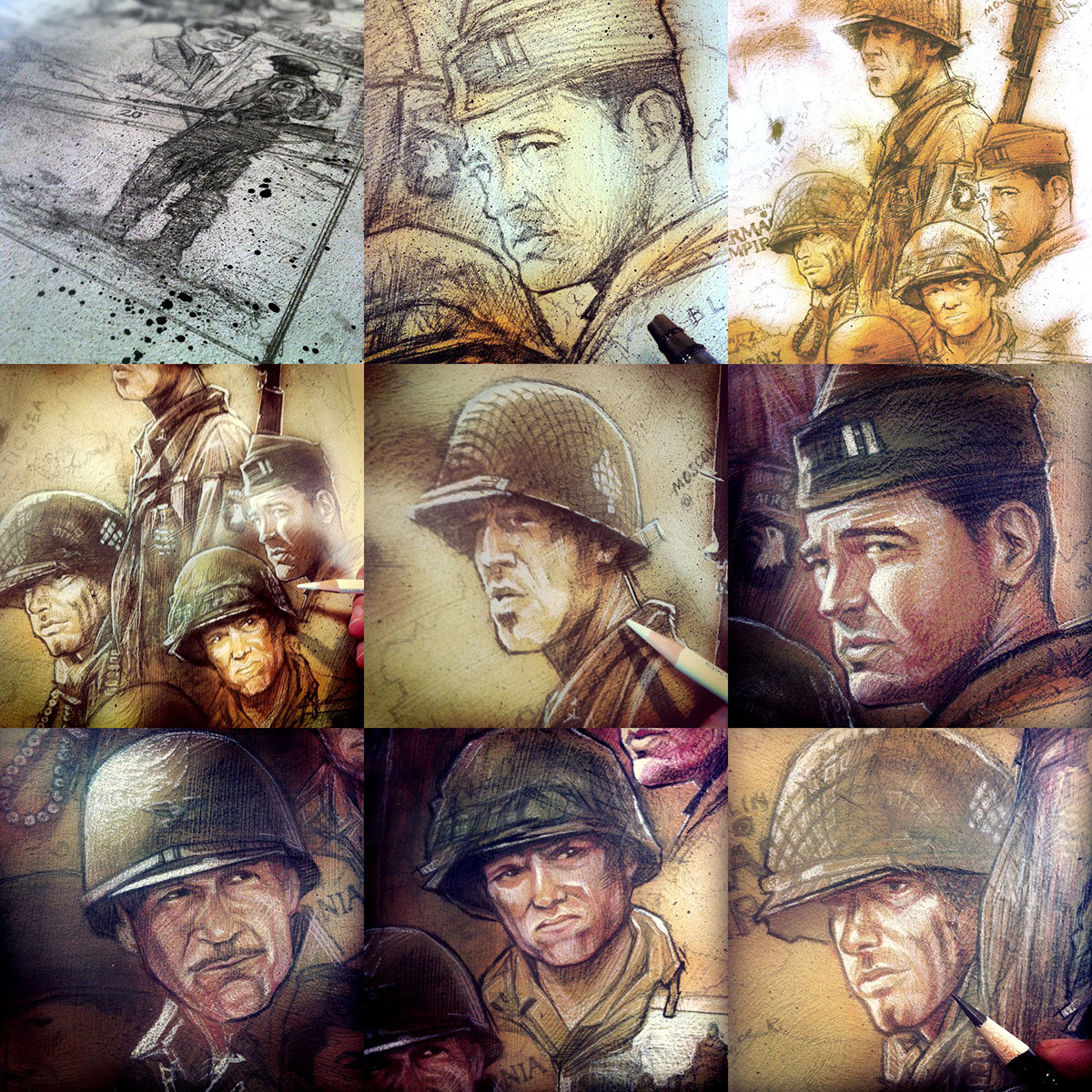 Band Of Brothers hbo gallery television Cable WWII ww2 easy company Spielberg hanks