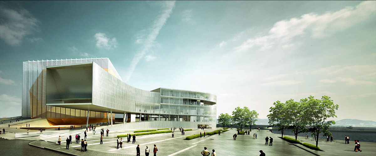 Opera House Busan Opera House Competition Architecturel Models South Korea opera