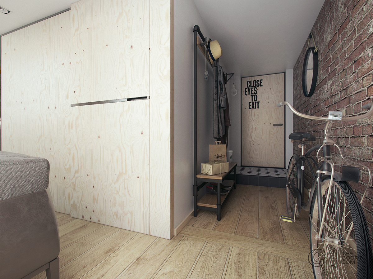 TheGoort Interior design LOFT smallspaces Tiny apartments MINI