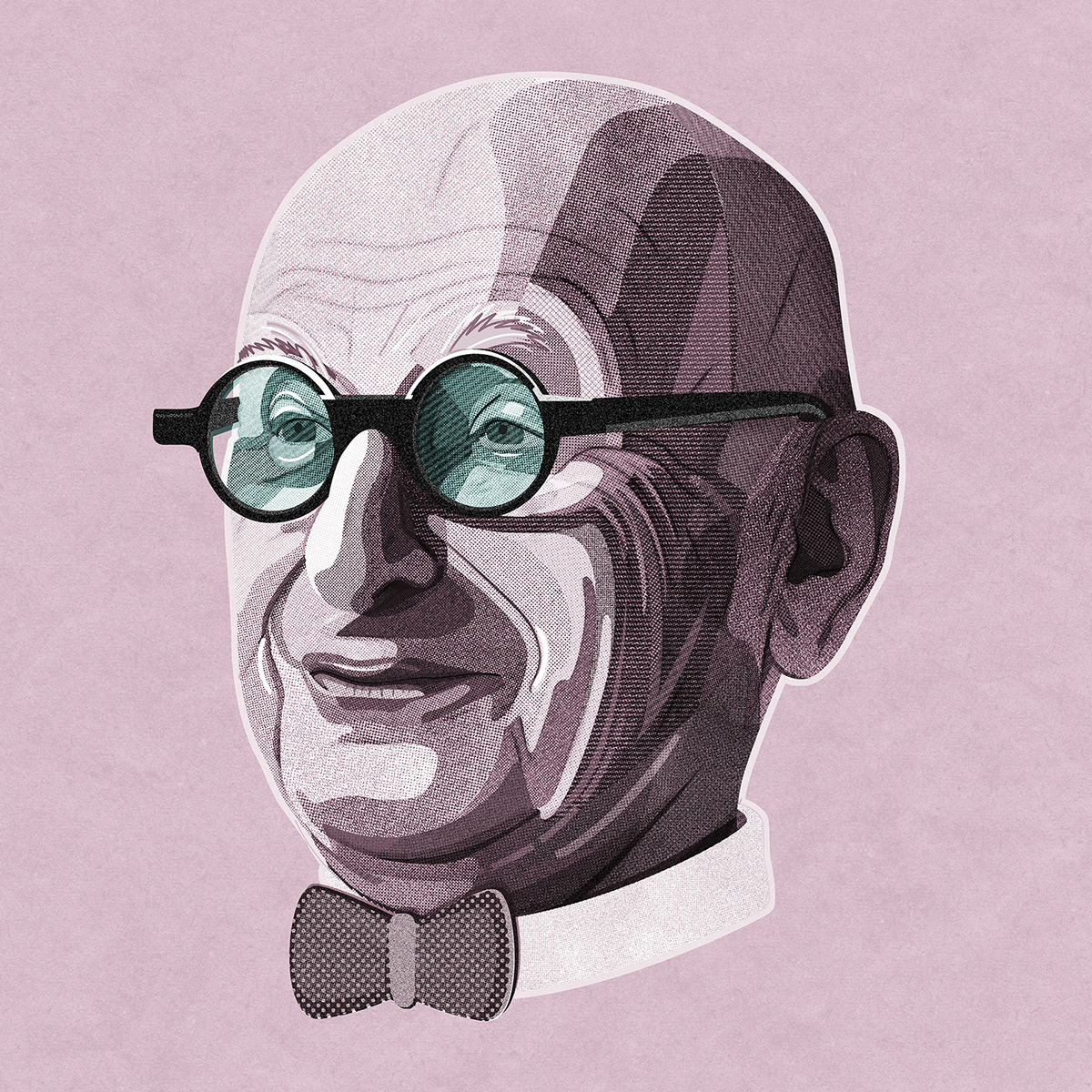 wally olins tribute illustrations portrait Wall Of Wally Project