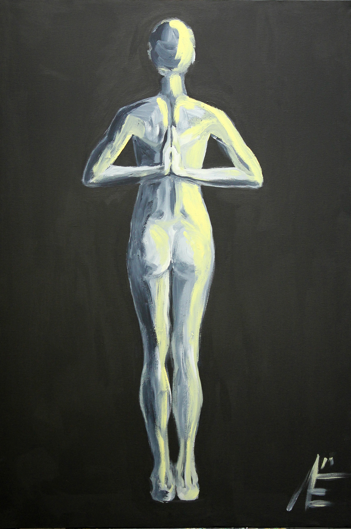 colors human figure body canvas acrilycs