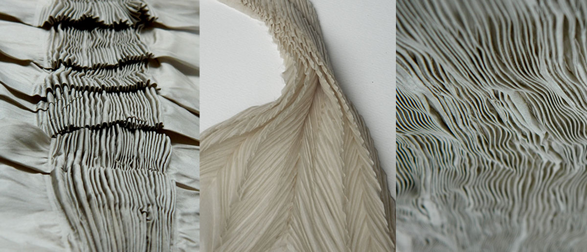 shibori flexible fashion design costume surface