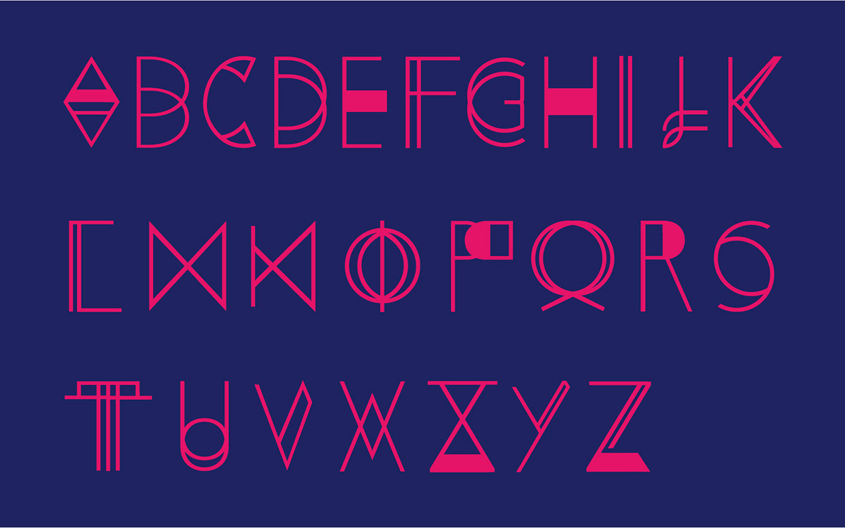 secret  code  typography
