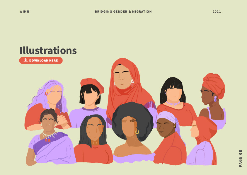 brand identity branding  design diseño gráfico migration organization Refugees womenrights