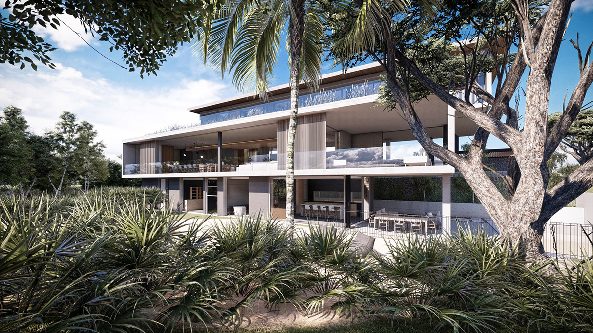 Adobe Portfolio beach BLOC ARCHITECTS design estate home house modern residential top 10 zimbali