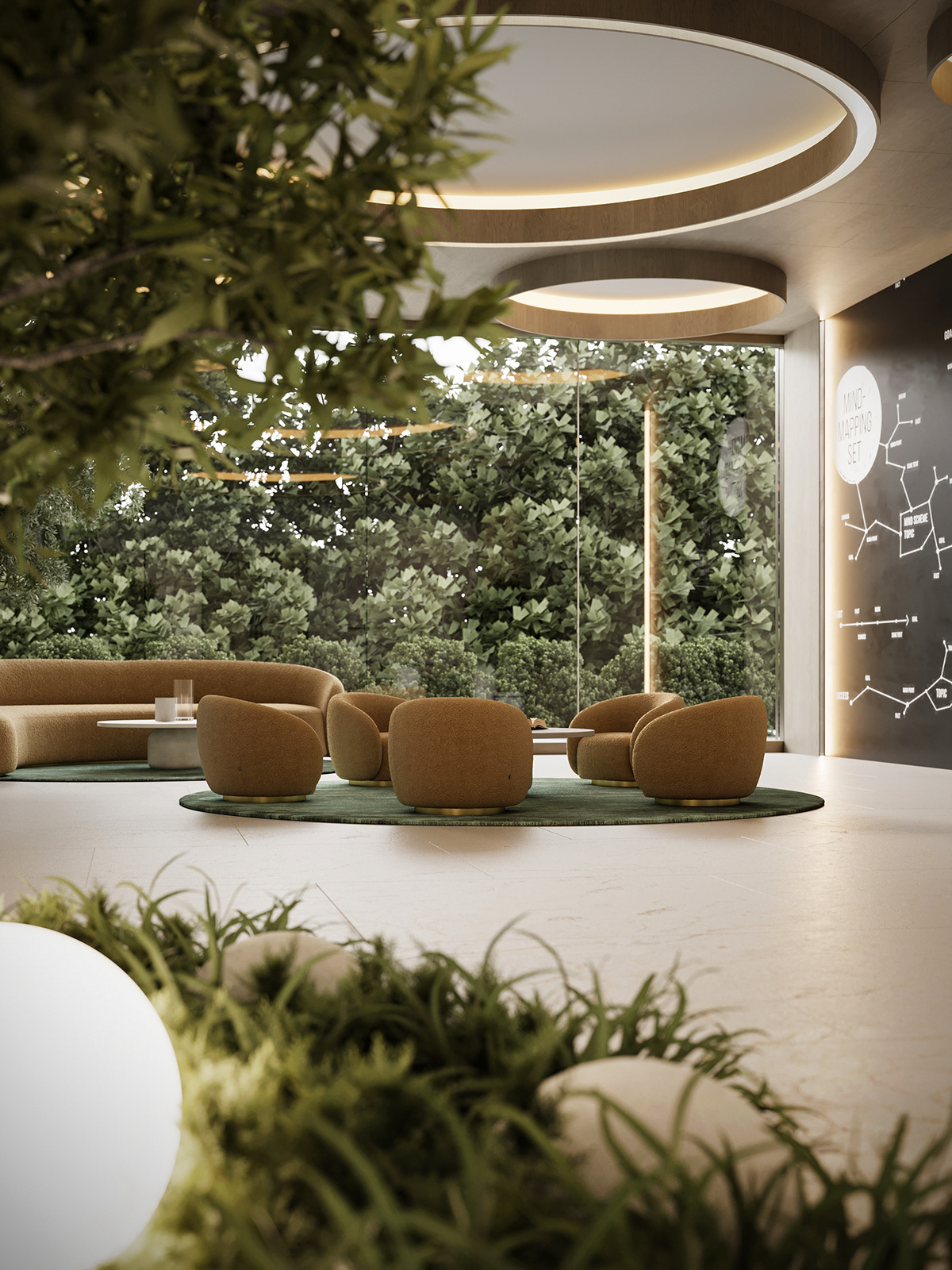 design CGI interiordesign Interior Horica GoodDesign designideacoffeeshop mindroom modernrestaurant publicinterior