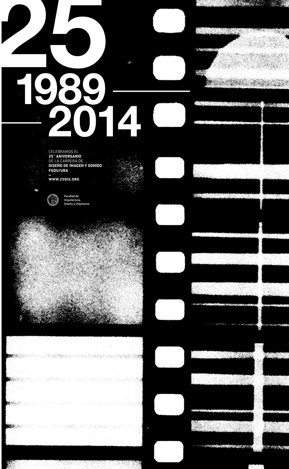 poster Serie black White Cinema fadu uba buenos aires argentina diseño de imagen y sonido