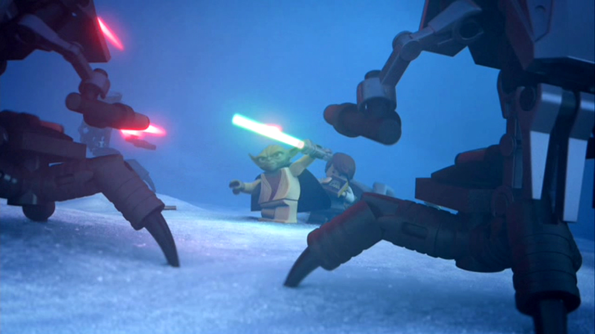 3d animation LEGO Star Wars