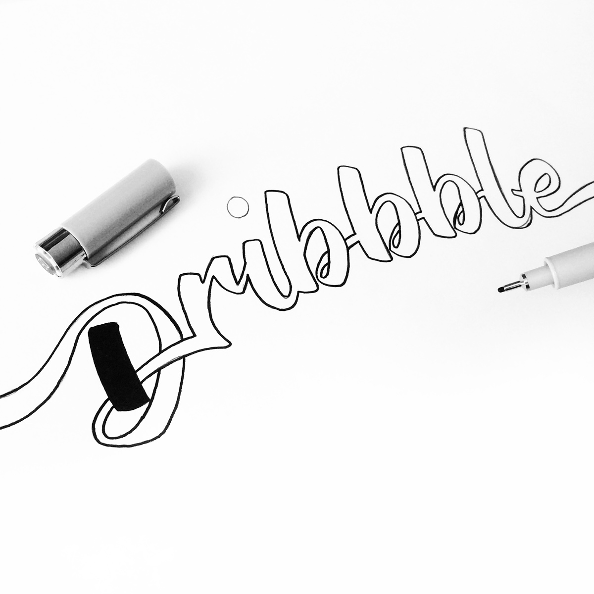 dribbble debut Typgography lettering photoshop ILLUSTRATION  Digital Art 