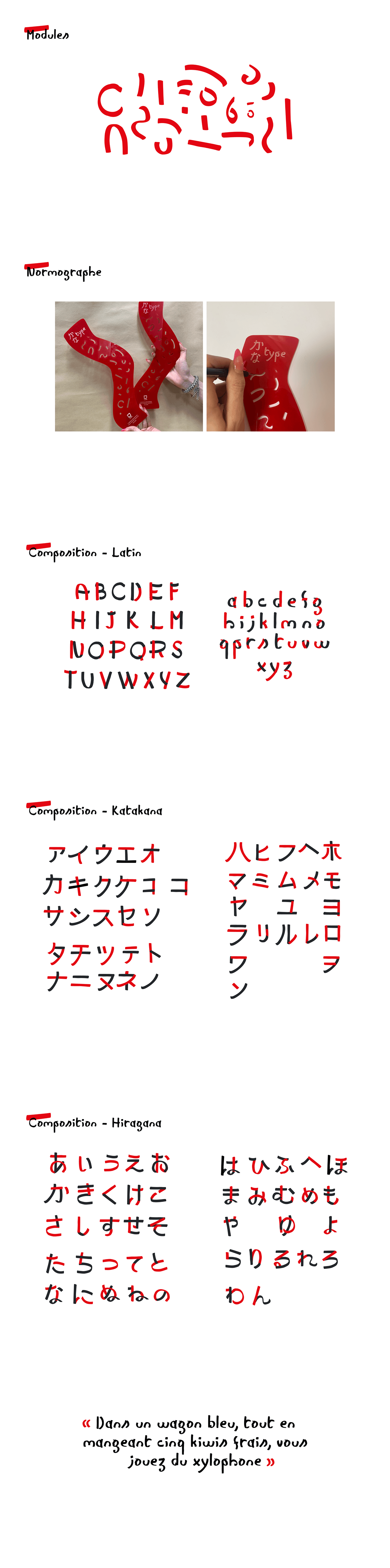 Typeface typography   japan Katakana Hiragana kanji