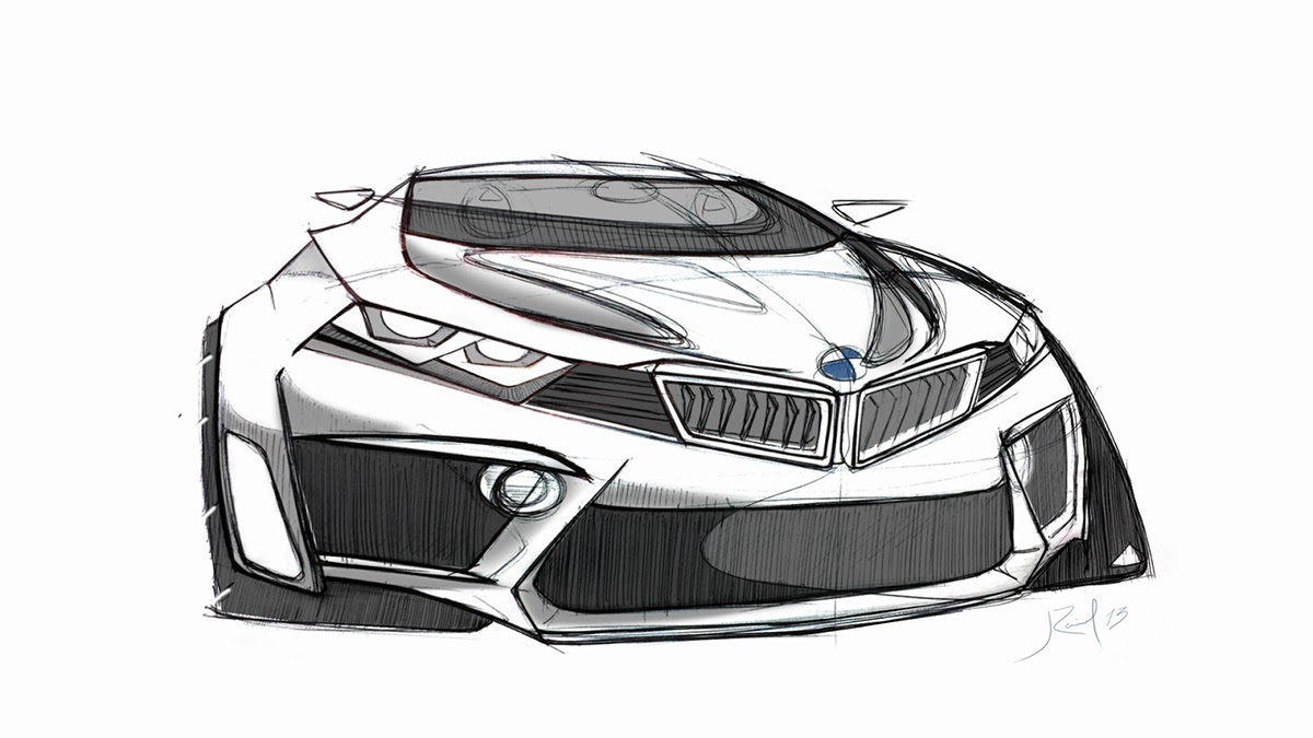 car sketch transportation design