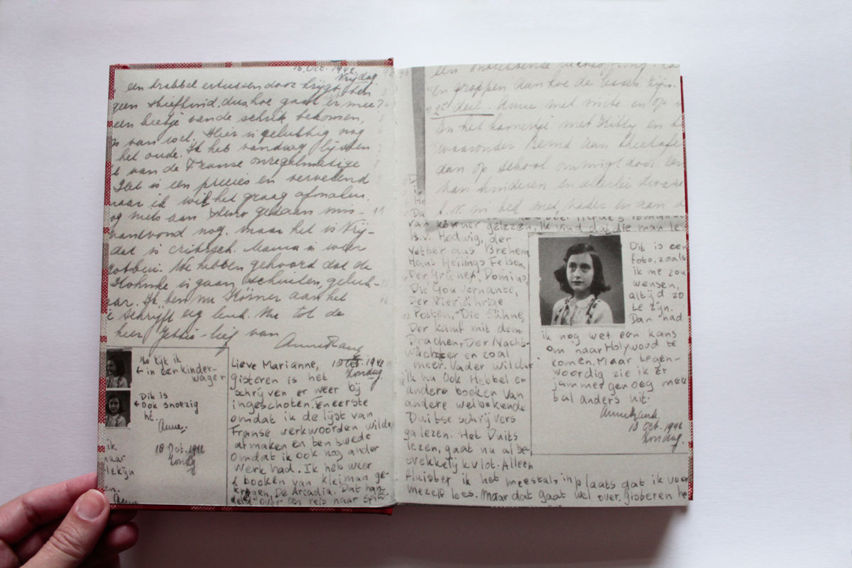 Adobe Portfolio book Diary Anne Frank diário de anne Capa capista design luxo Edição Especial record projeto gráfico