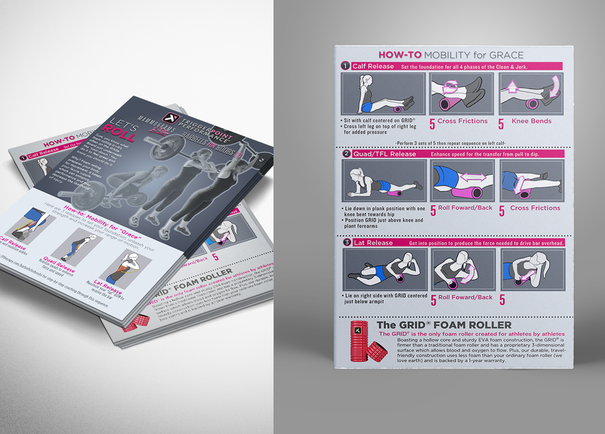 TriggerPoint Crossfit foam rolling foam roller fitness Promotion barbells for boobs Sponsorship marketing  