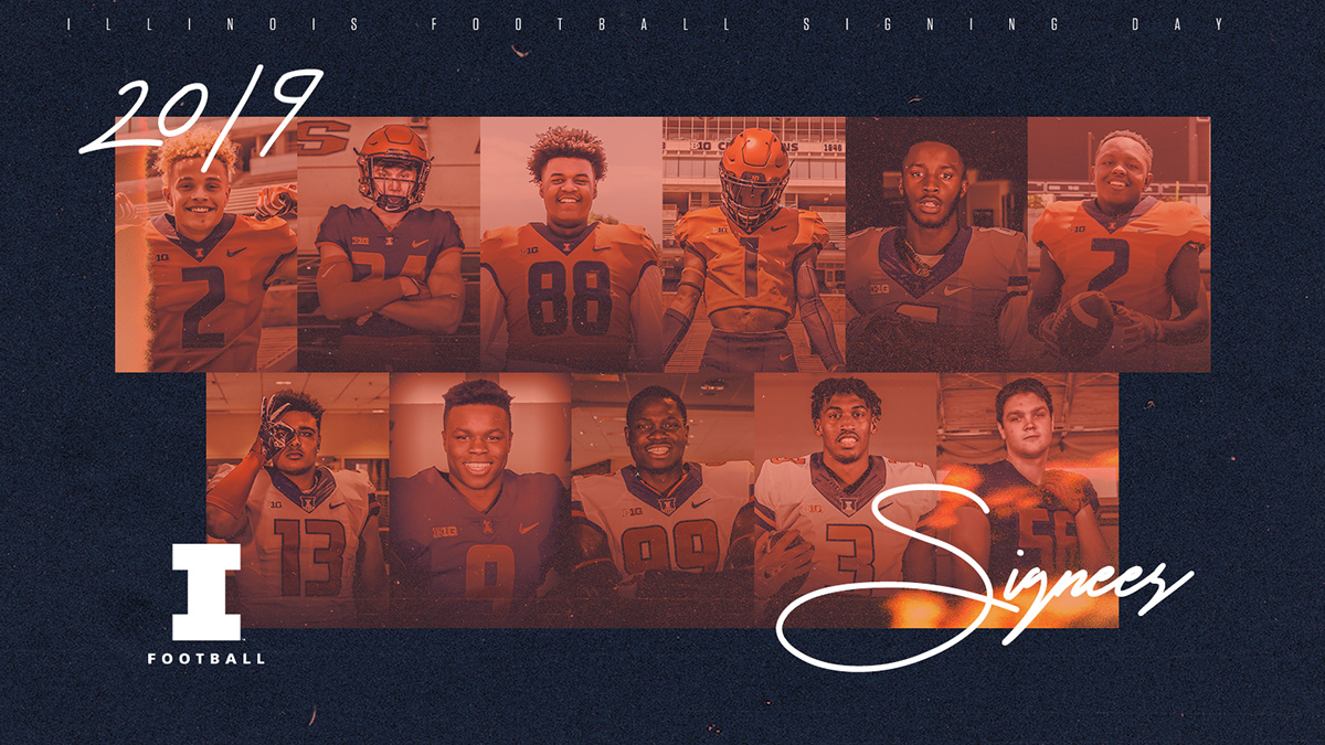 Signing Day nli Sports Design sports fighting illini University of Illinois Recruiting NCAA