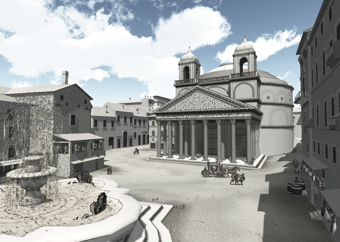 falda emory plexus nvis360 virtual Rome etching scholar academics museum