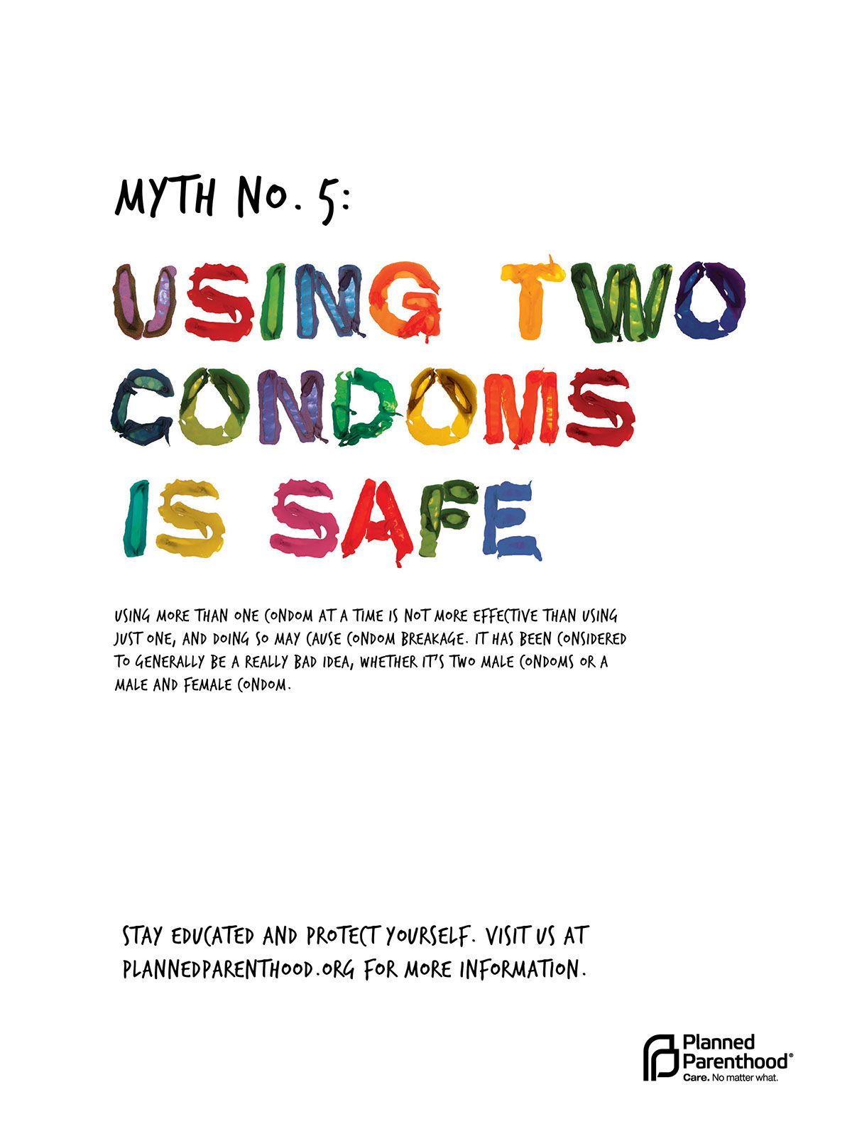 planned parenthood campaign awareness balloon poster CONDOM
