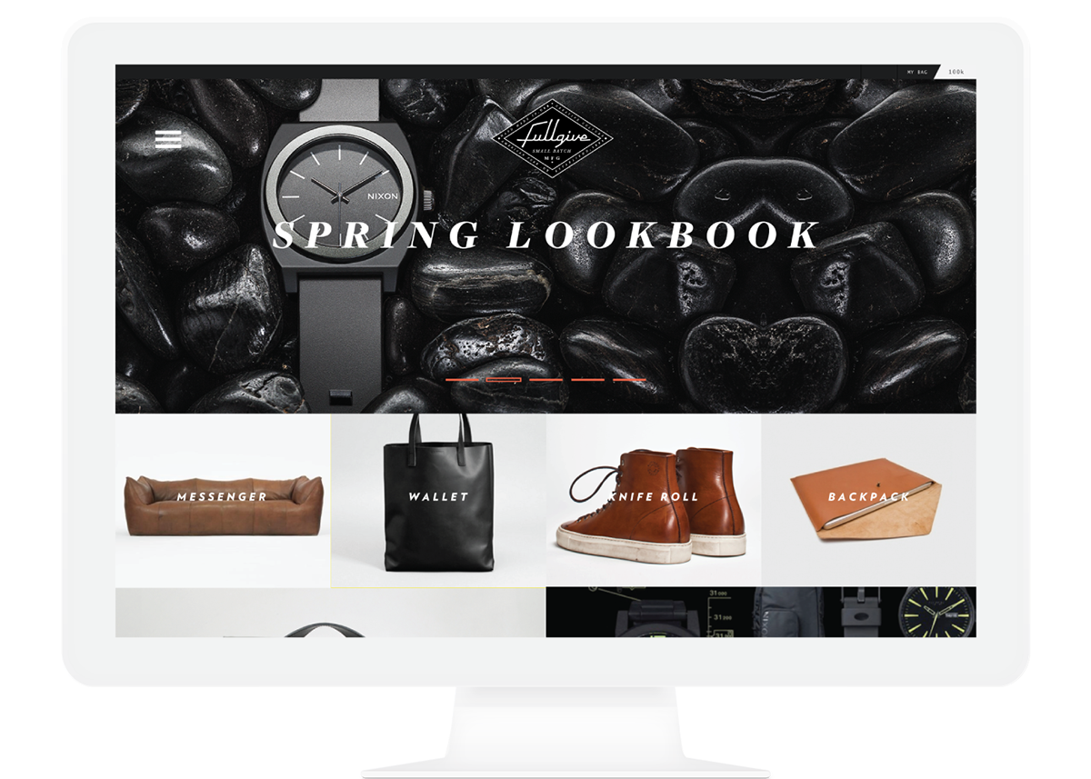 user interface user experience Fullgive utah Ecommerce Layout type cloud awesome rad kevin markle