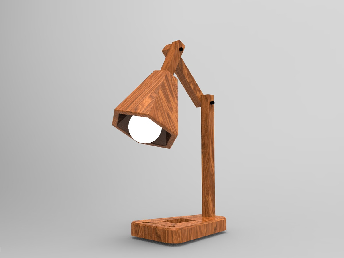 wooden Lamp rustic modern FASSION Interior TRENDING Office home toy