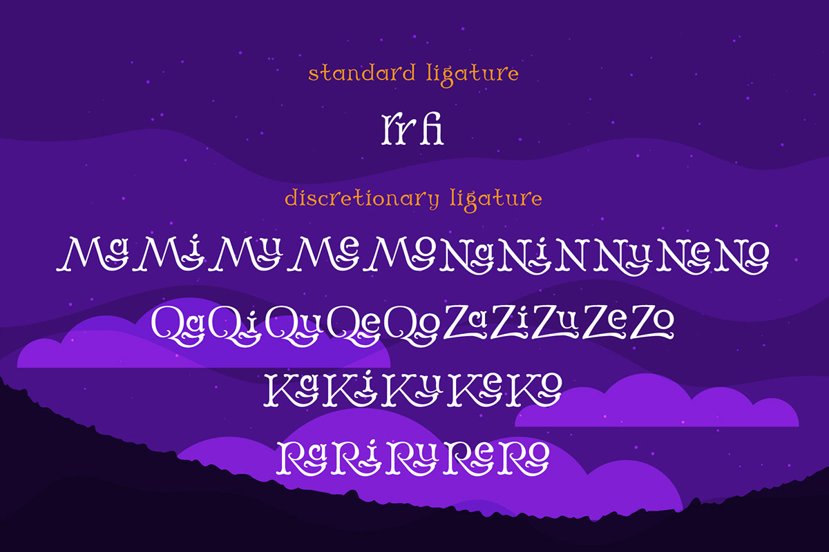 free freebies Free font halloween font drizy poster serif ligature logo flyers