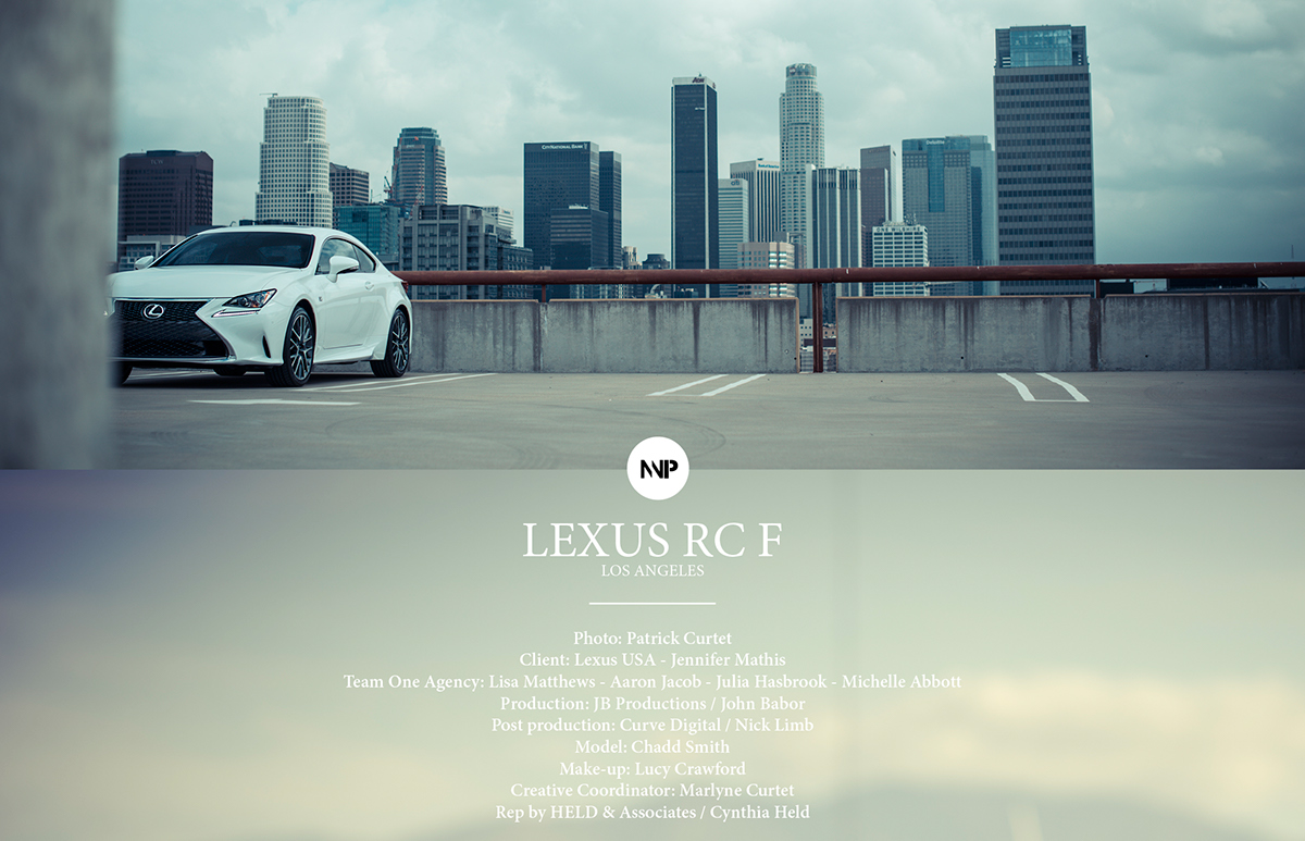 Adobe Portfolio Lexus rcf brochure LEXUS USA automotive   car Car Photographer