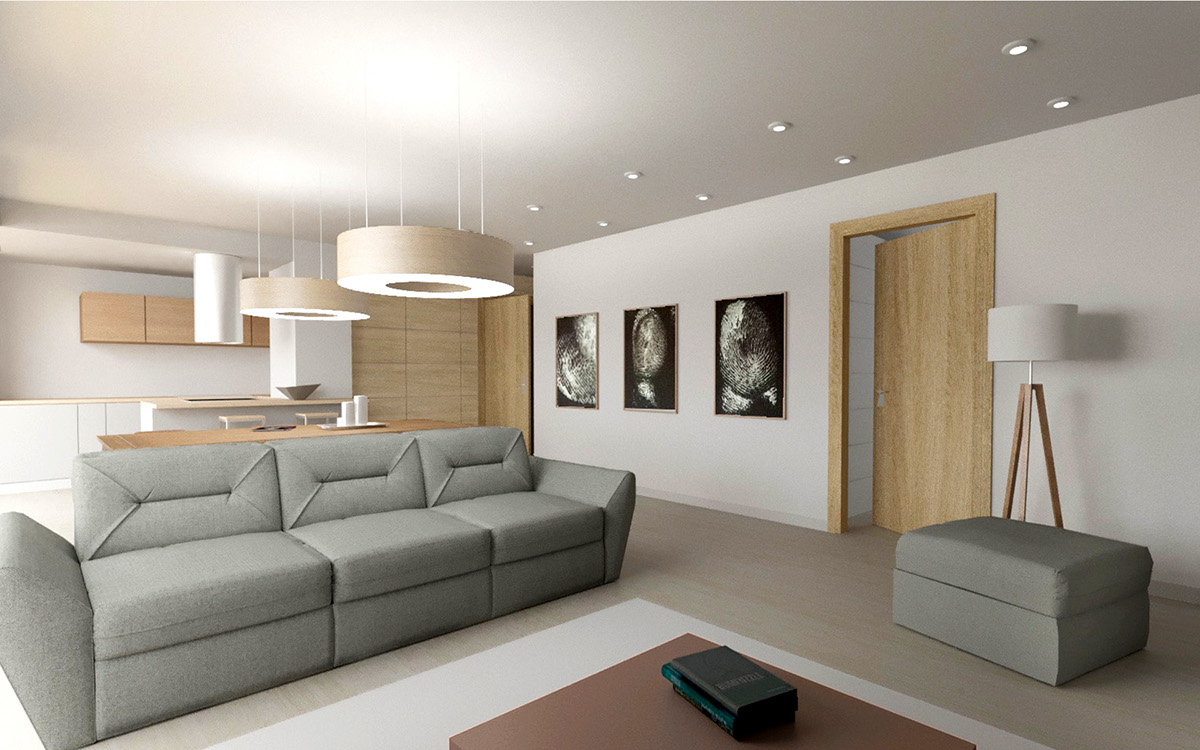 AB Inwestor Classic modern Appartment offer investment presentation wood