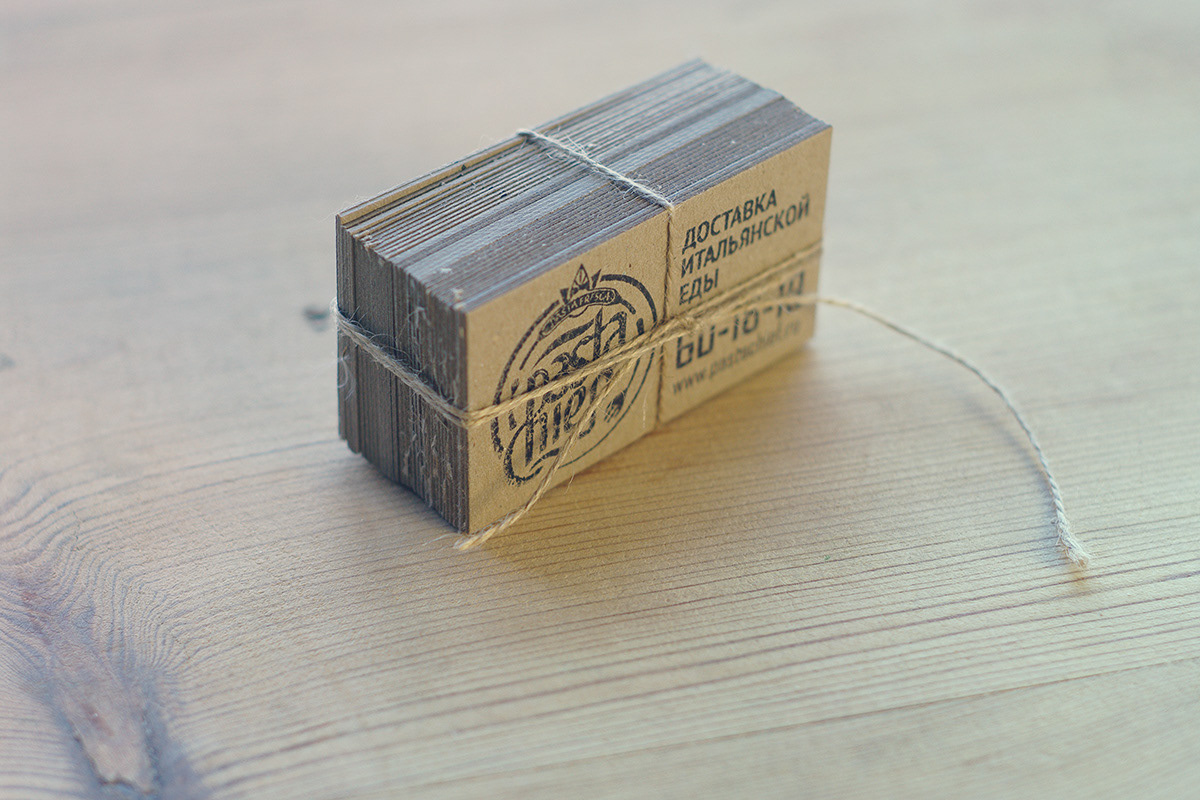 business card Pasta hand made