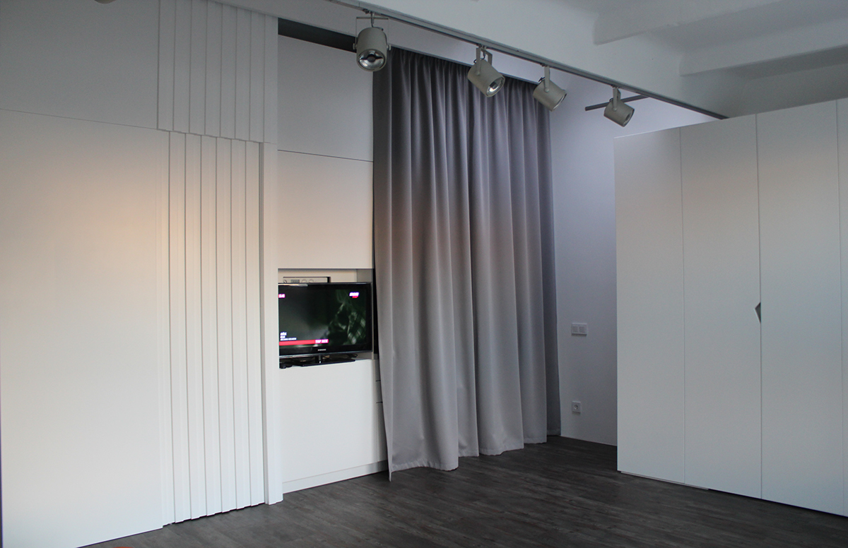 Interior small space loft type studio/appartment