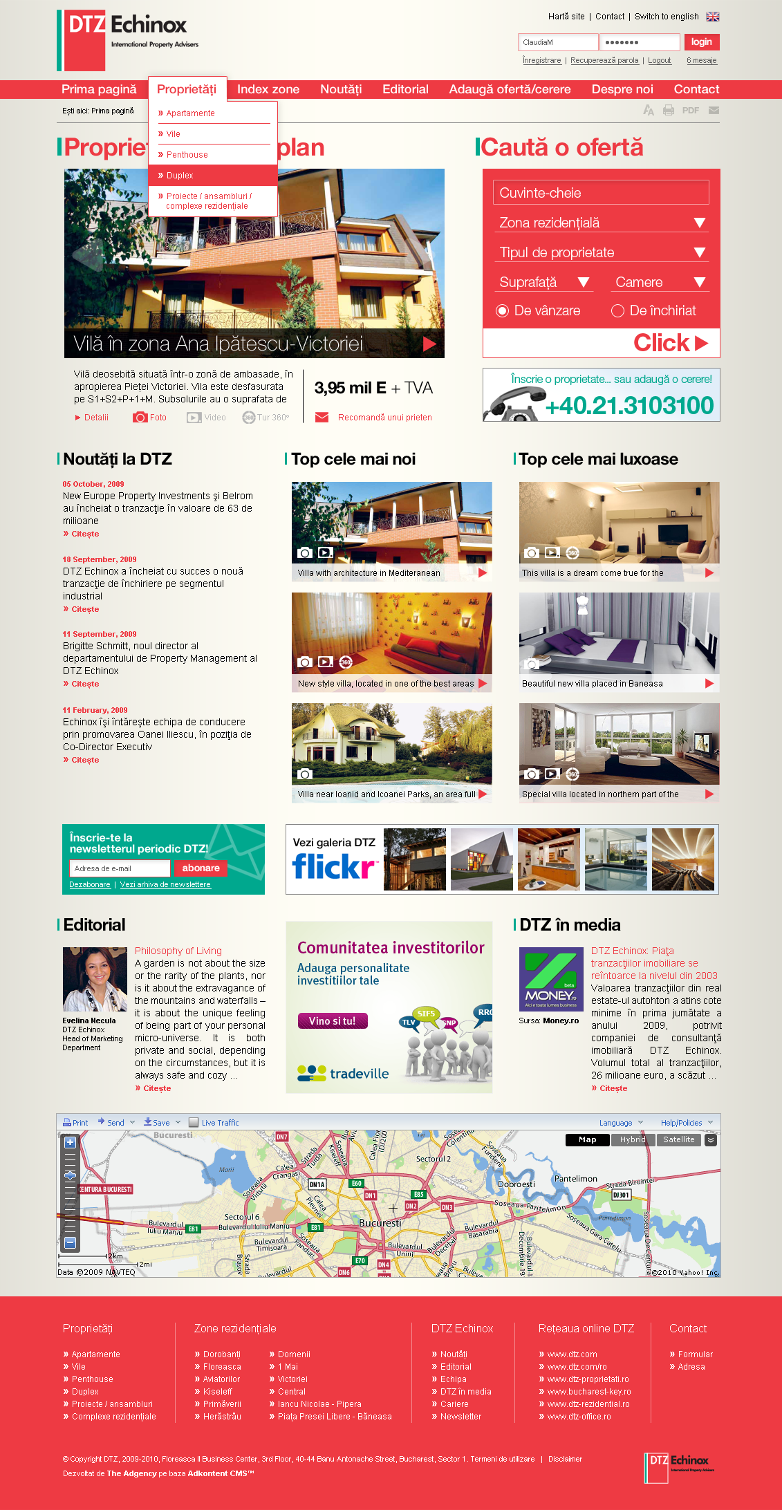 residential portal properties modern bold corporate
