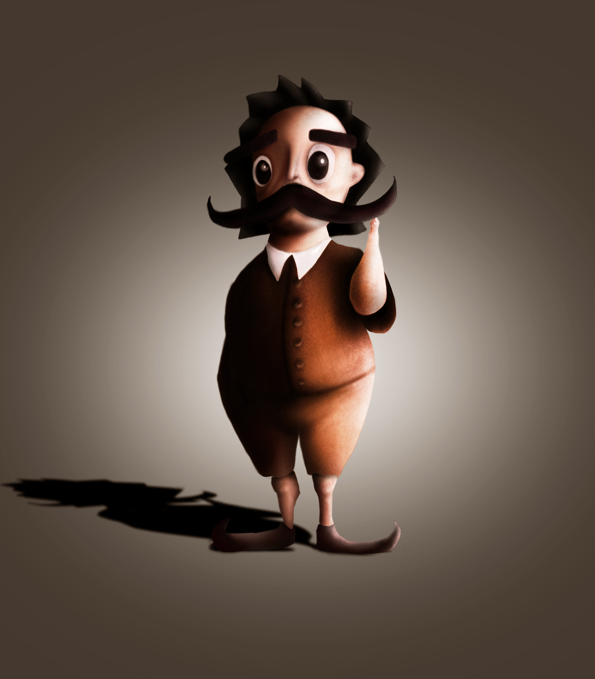 characterdesign Character ILLUSTRATION  painting   moustache