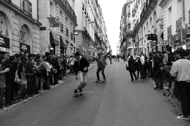 snapshot Black&white skateboard