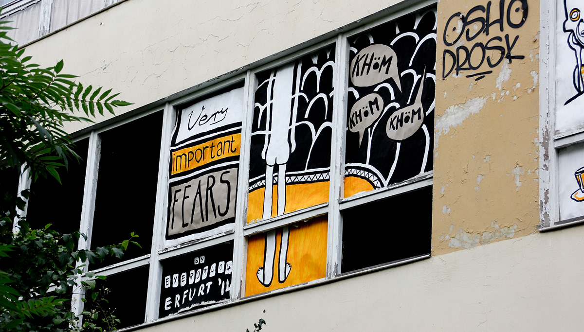 StreetsArtJam kunstrasen Window comic fears festival