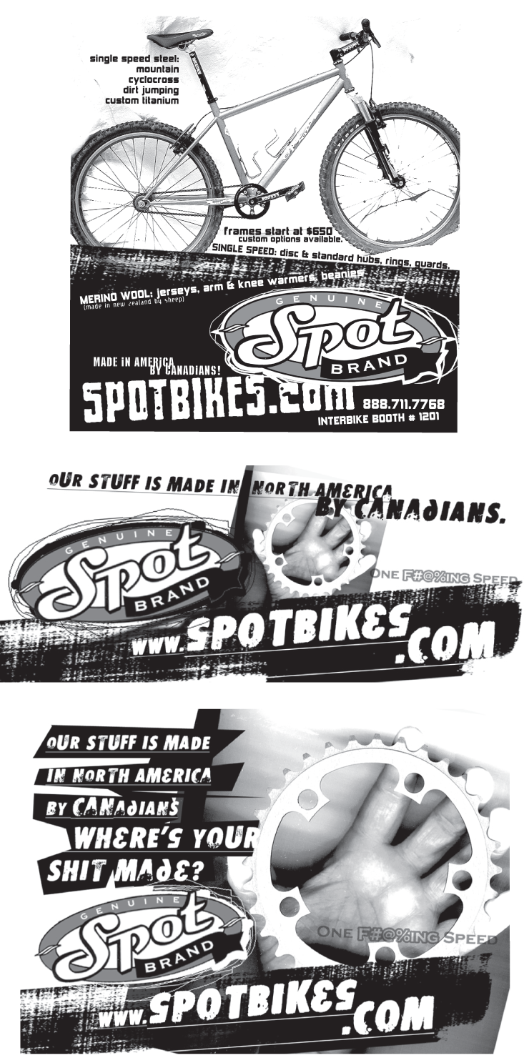 Spot Bikes Eric Ruffing 13th floor Packaging single speed