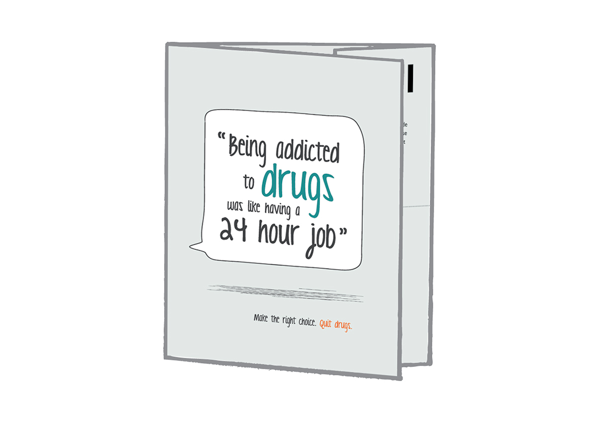 Drugs charity quote Web print live Client