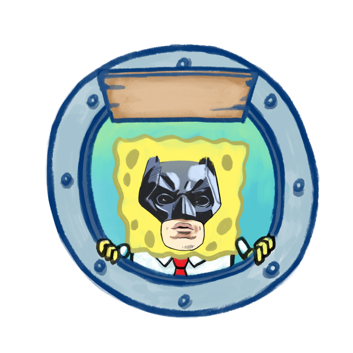 spongebob Beyonce name tag Character batman spiderman joker iron man