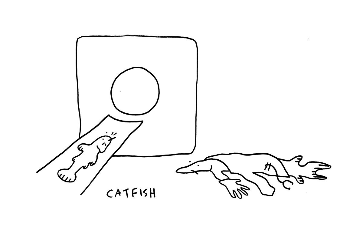 cartoon comic Drawing  fish ILLUSTRATION  ink inkdrawing penandink penandinkdrawing