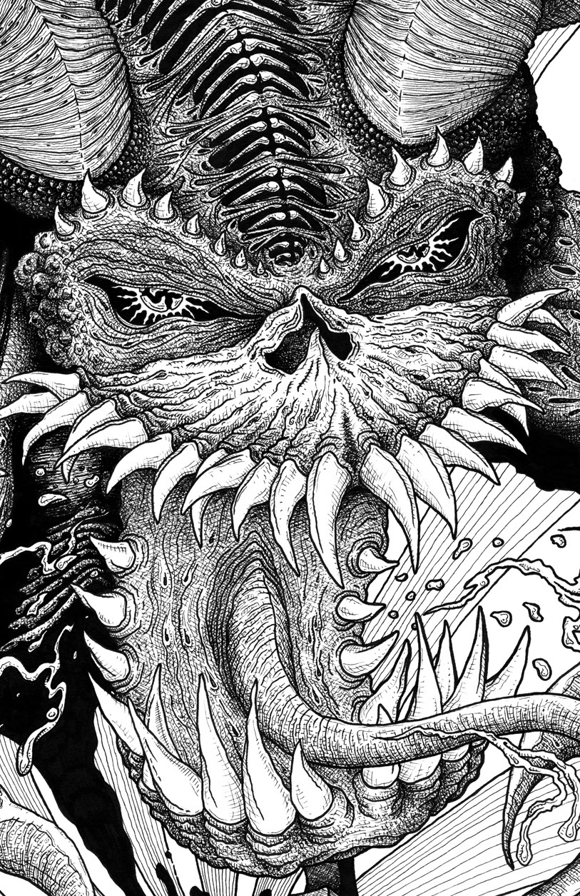 Demons Out! Art Brut comic strip Comix album art speloona