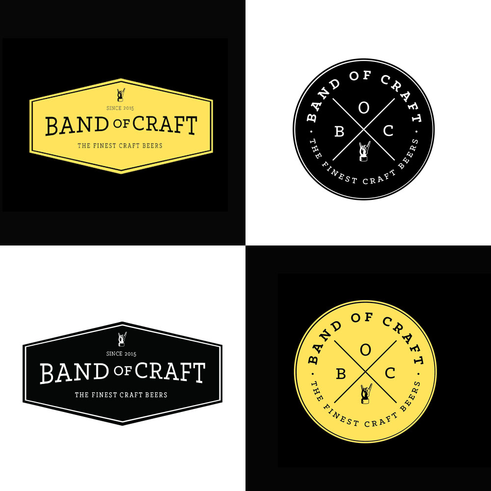 craft beer logo vintage