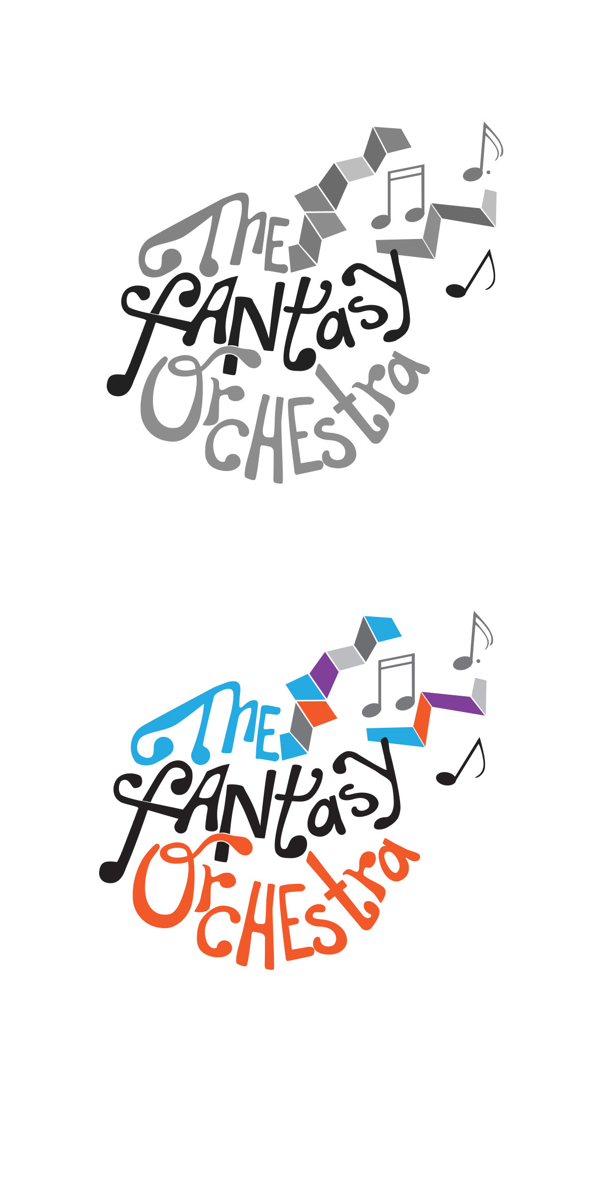 logo Handlettering music logo Script typography