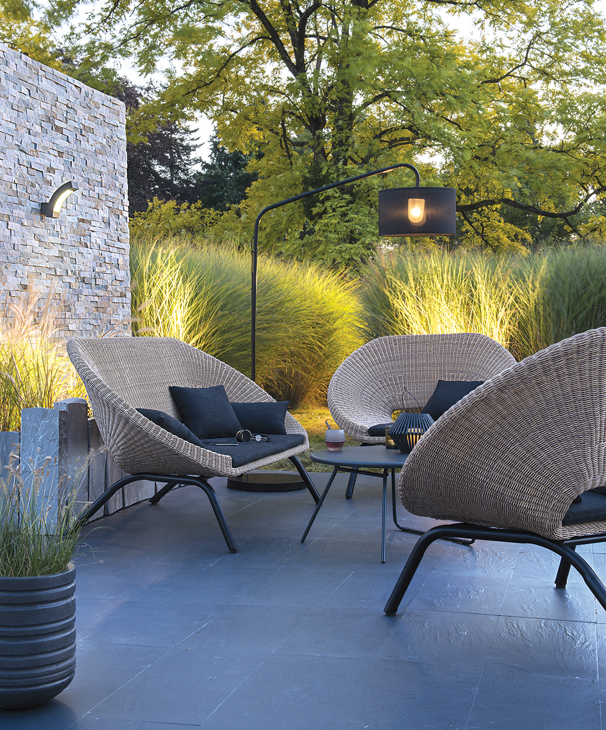 outdoor furniture garden castorama kingfisher Stackable Coffee set