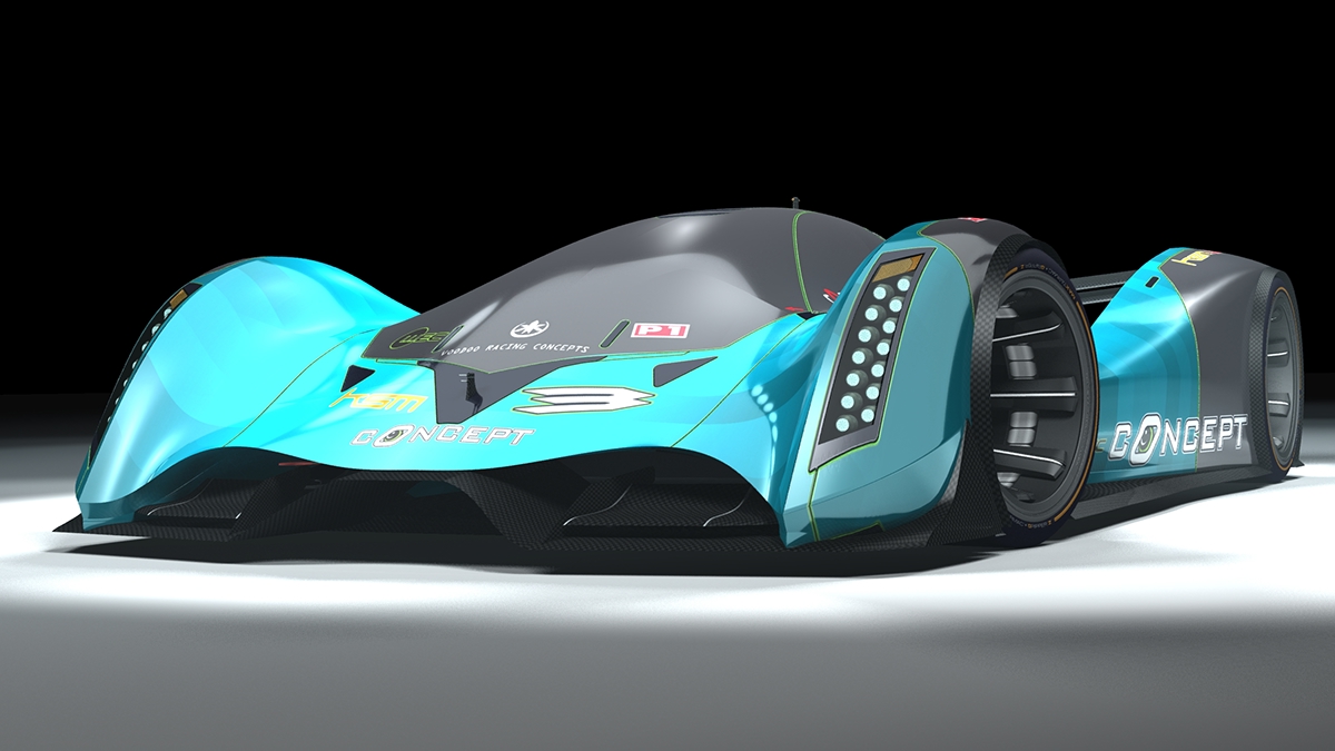 LEMANS PROTOTYPE lmp1 electric auto design transportation car racecar concept