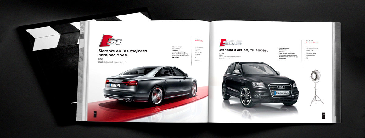 Audi editorial range car catalog