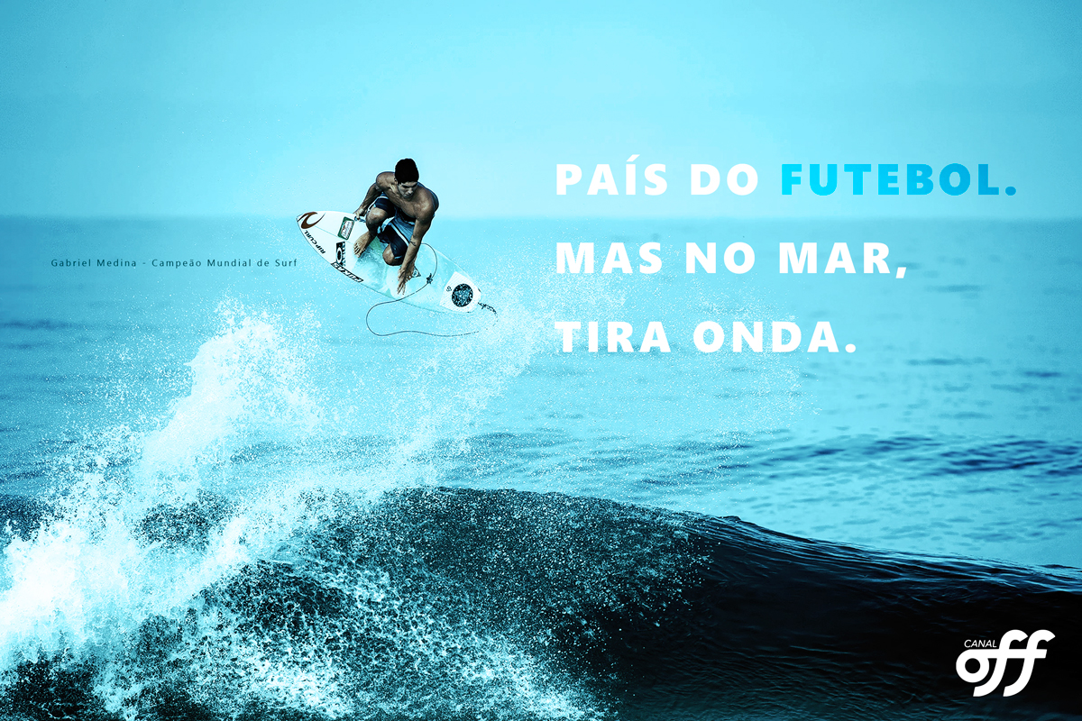 Advertising  copywriter Redação ads CanalOFF Surf direçãodearte