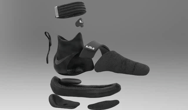 Nike basketball LeBron nastplas sneakers sports 3D colors shoes