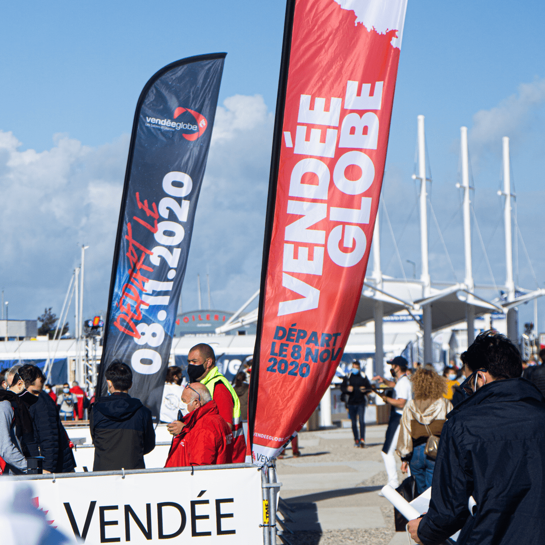 art direction  Event graphic design  graphisme key visual sailing sport Vendée Globe