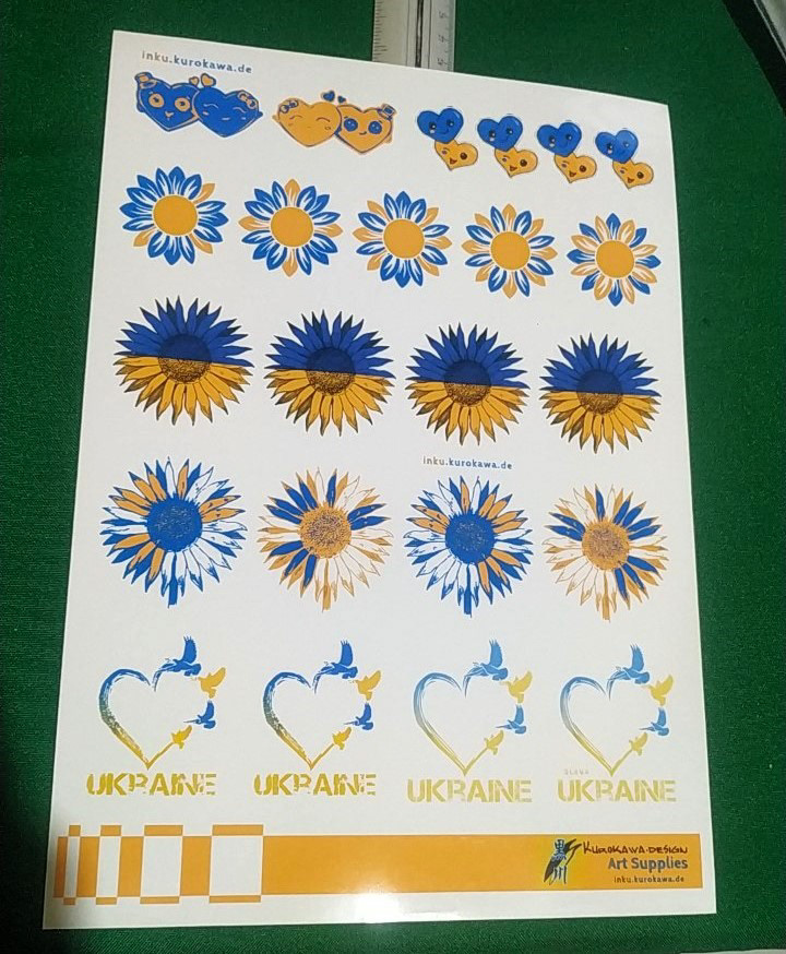 ukraine Stationery Sticker Design sticker pack stickers