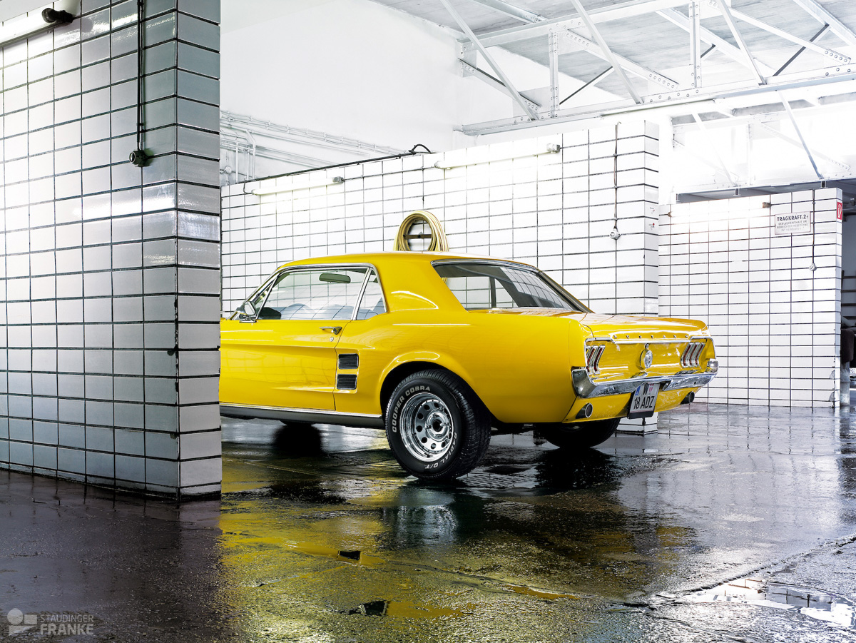 Mustang yellow Ford 1967 Cars
