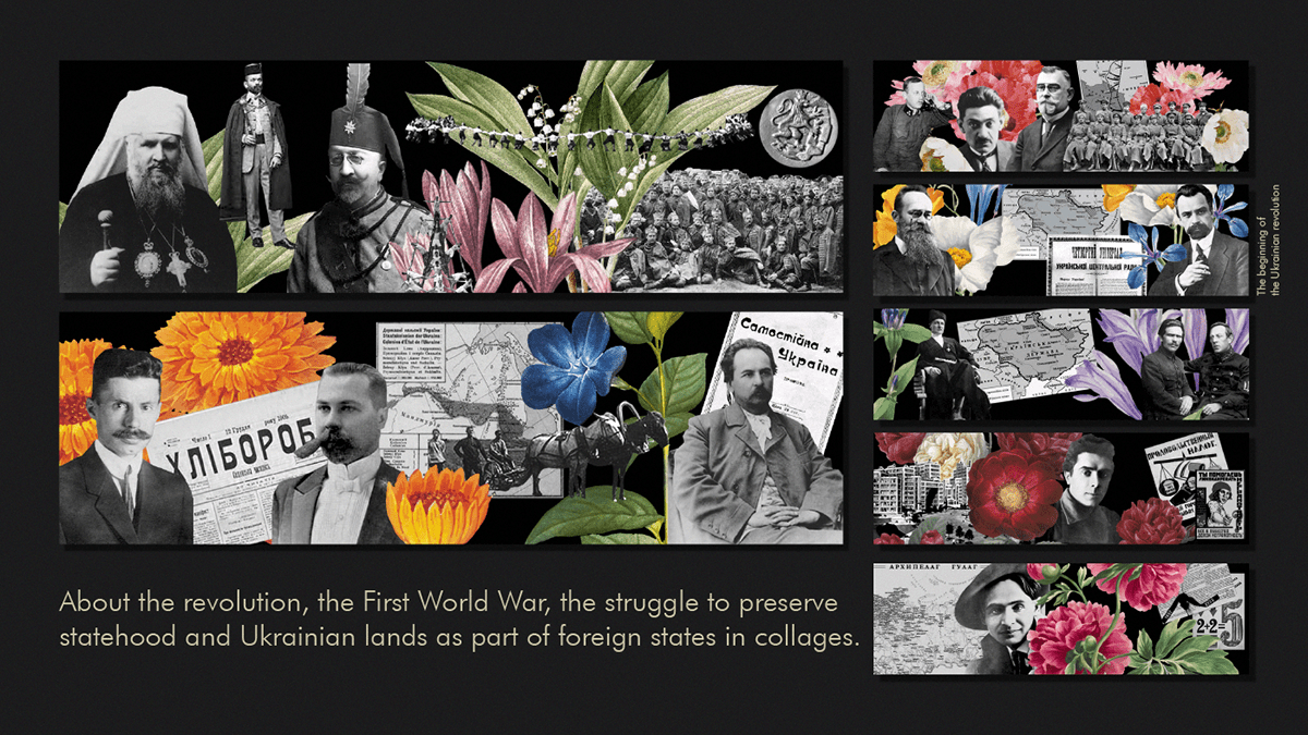 collage collage art digital Flowers history history of art Photography  teaching ukraine