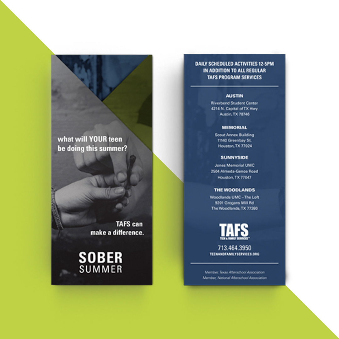 campaign marketing   brochure print marketing campaign sober summer sober addiction trifold trifold brochure