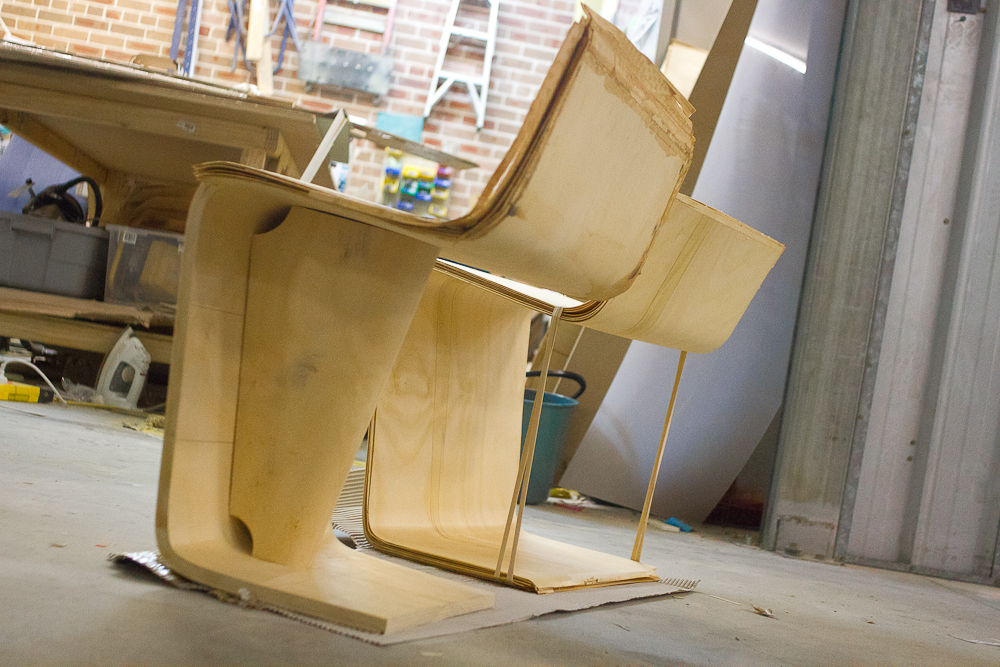furniture chair veneer bending plywood TIMBER