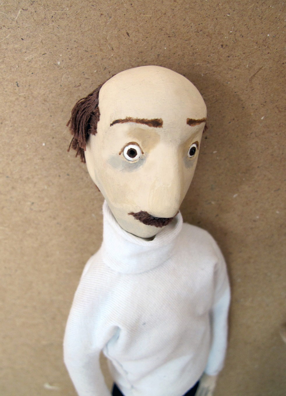 doll puppetry papier-mâché costume handmade stop-motion remake diploma